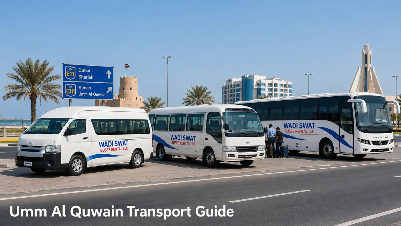 Umm Al Quwain transport guide image for small and mid-size group movement
