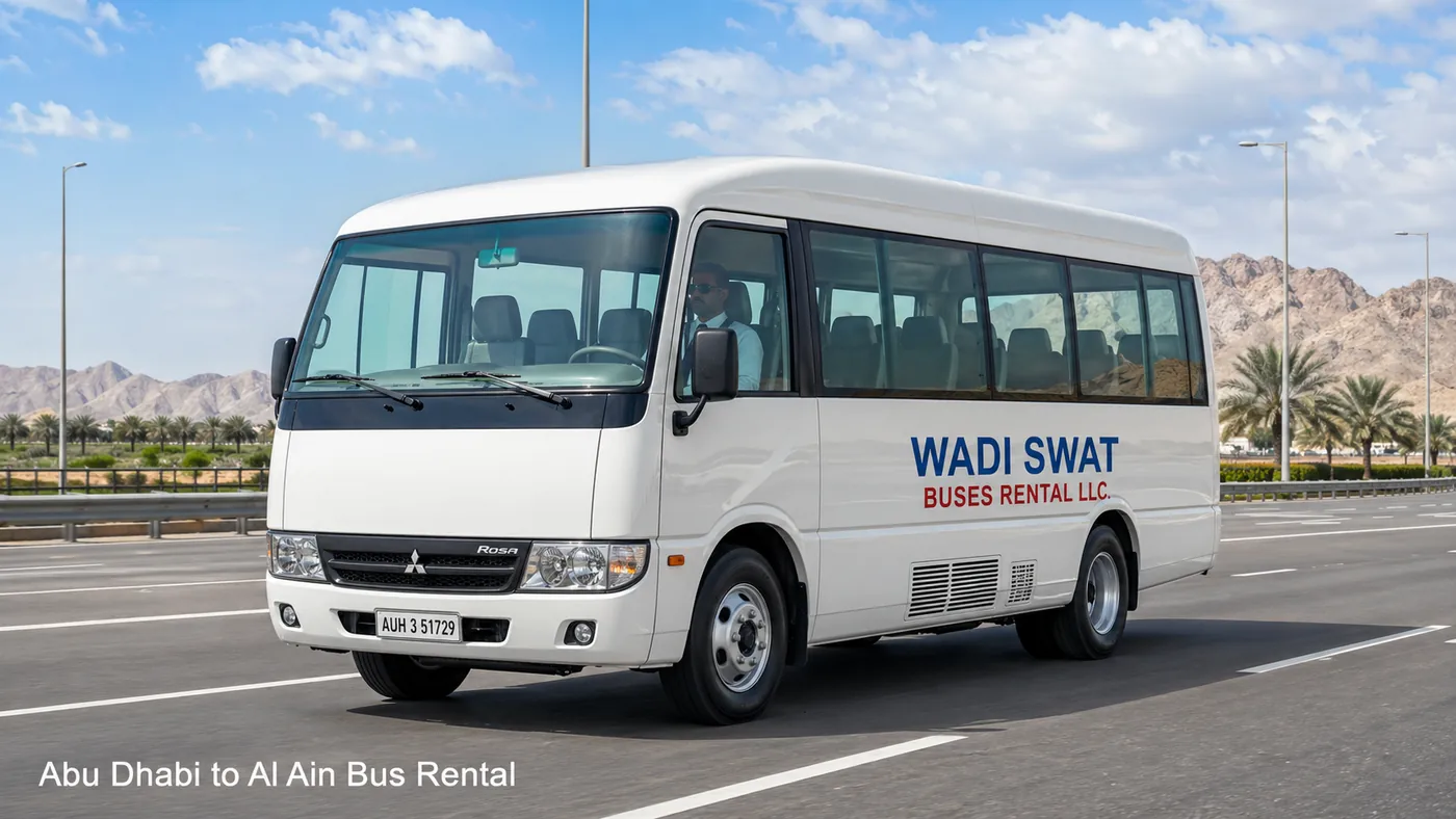 Dubai bus rental FAQ and route planning image
