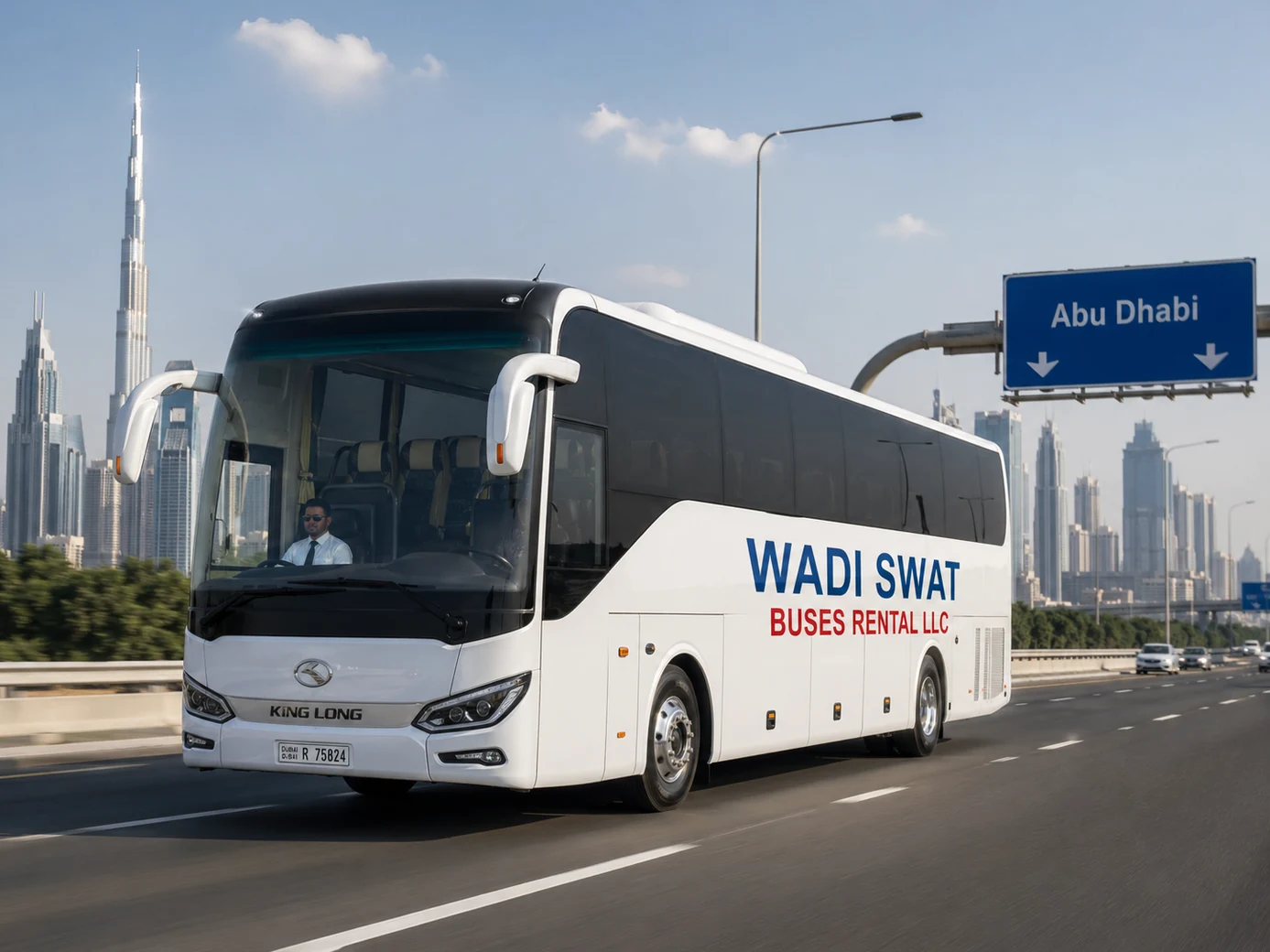 Passenger and vehicle planning for the Dubai to Abu Dhabi route