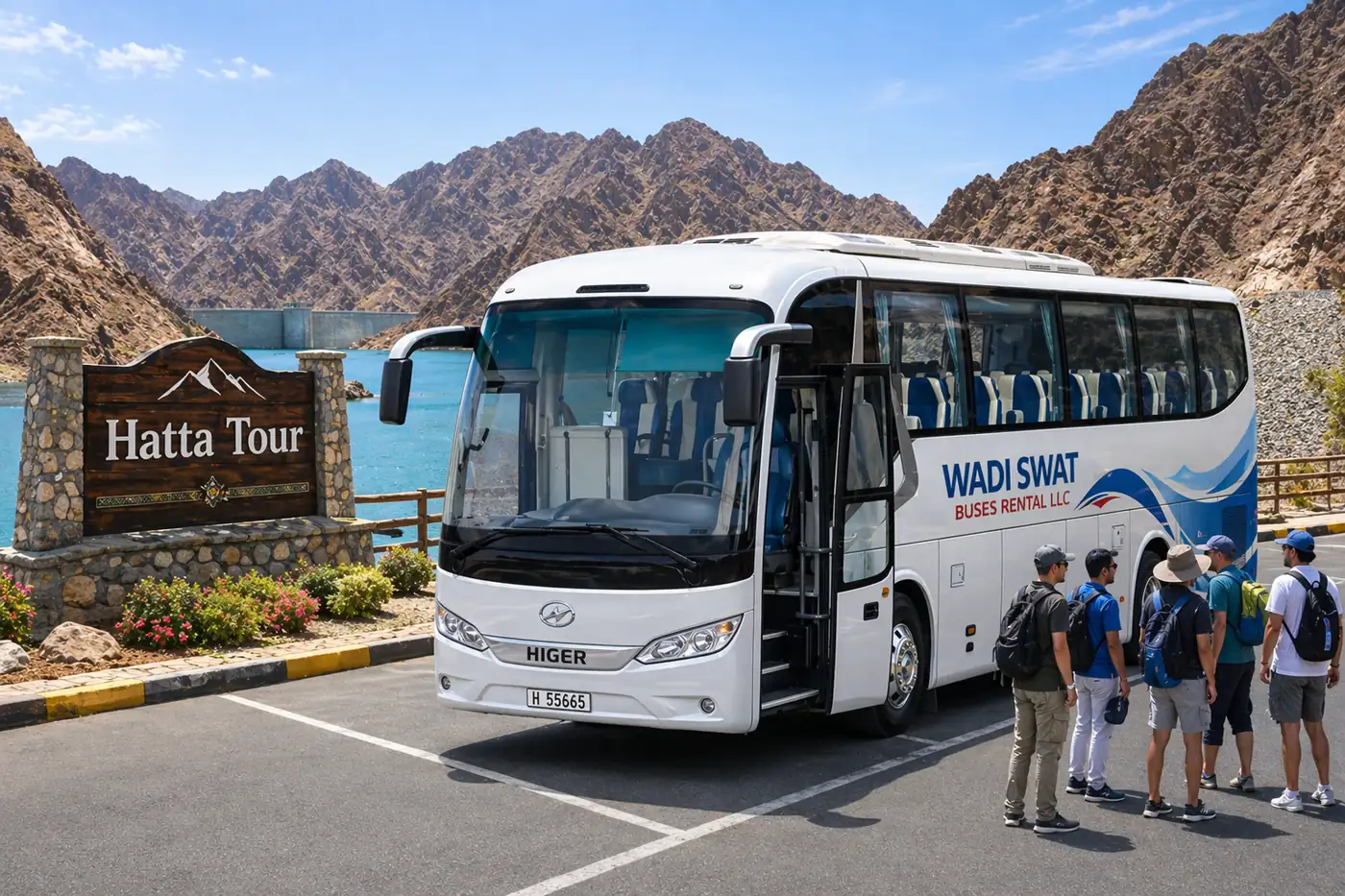 Hatta tour by bus