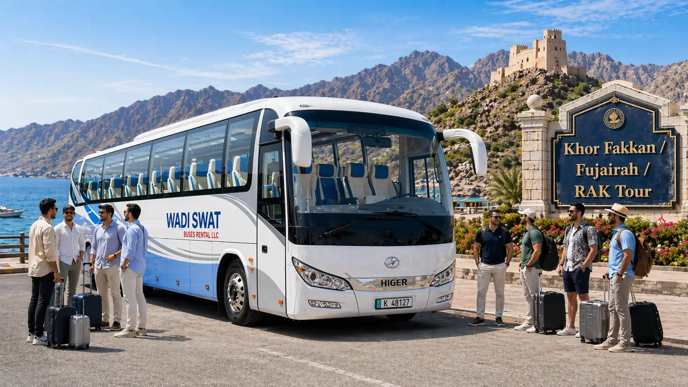 RAK Fujairah Khorfakkan tour by bus