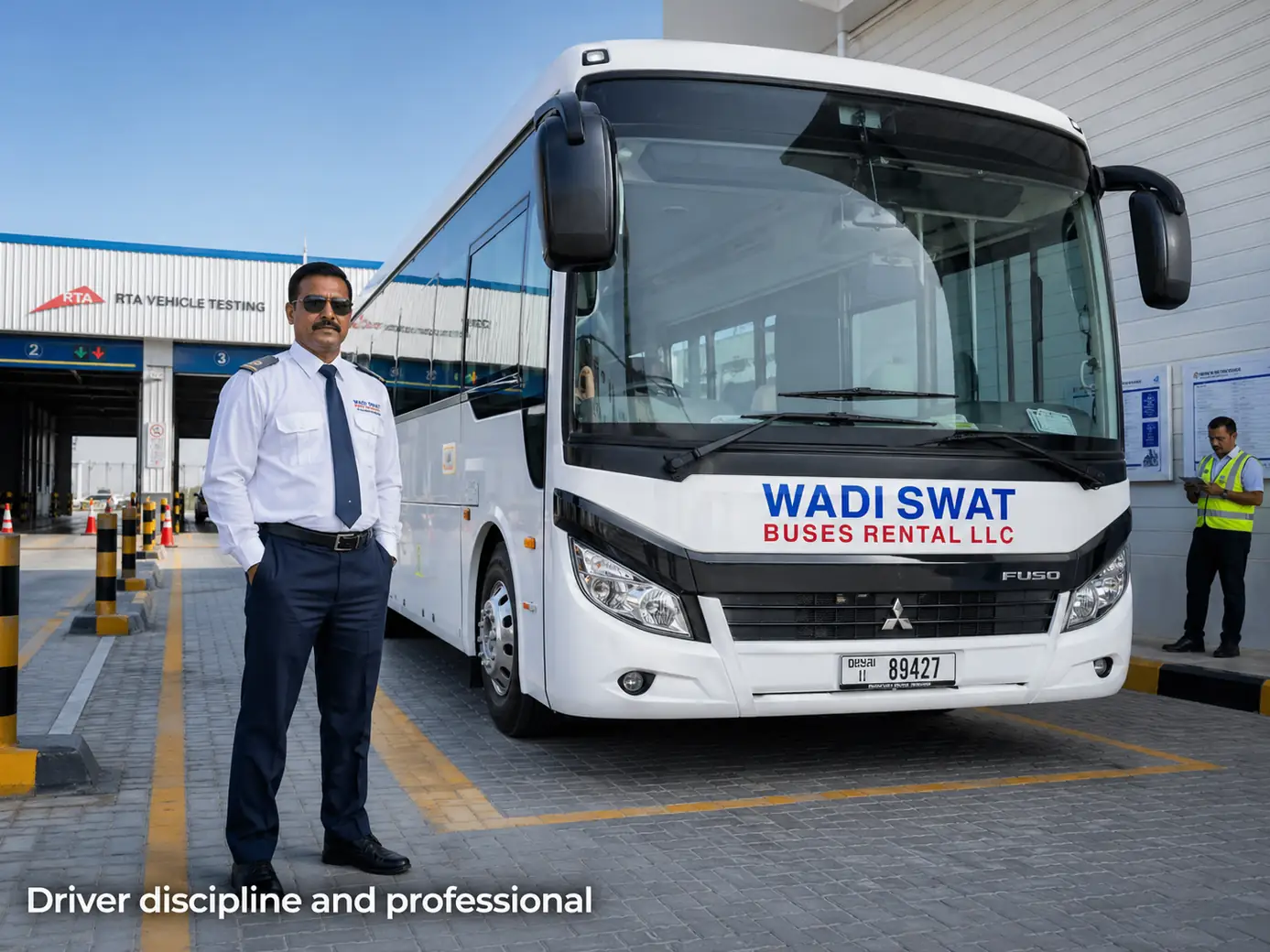 Driver discipline and professional transport conduct in UAE passenger movement