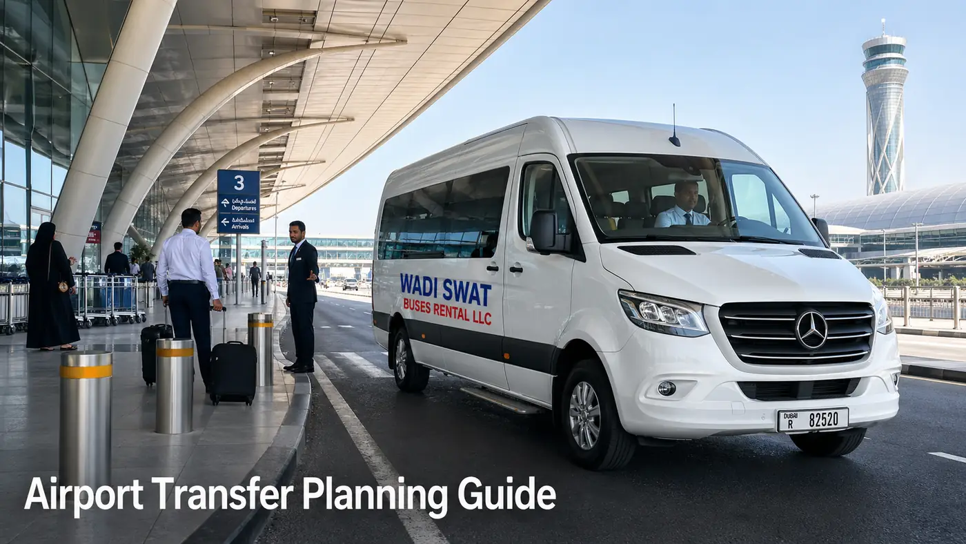 High-roof van image for airport transfer group planning in the UAE