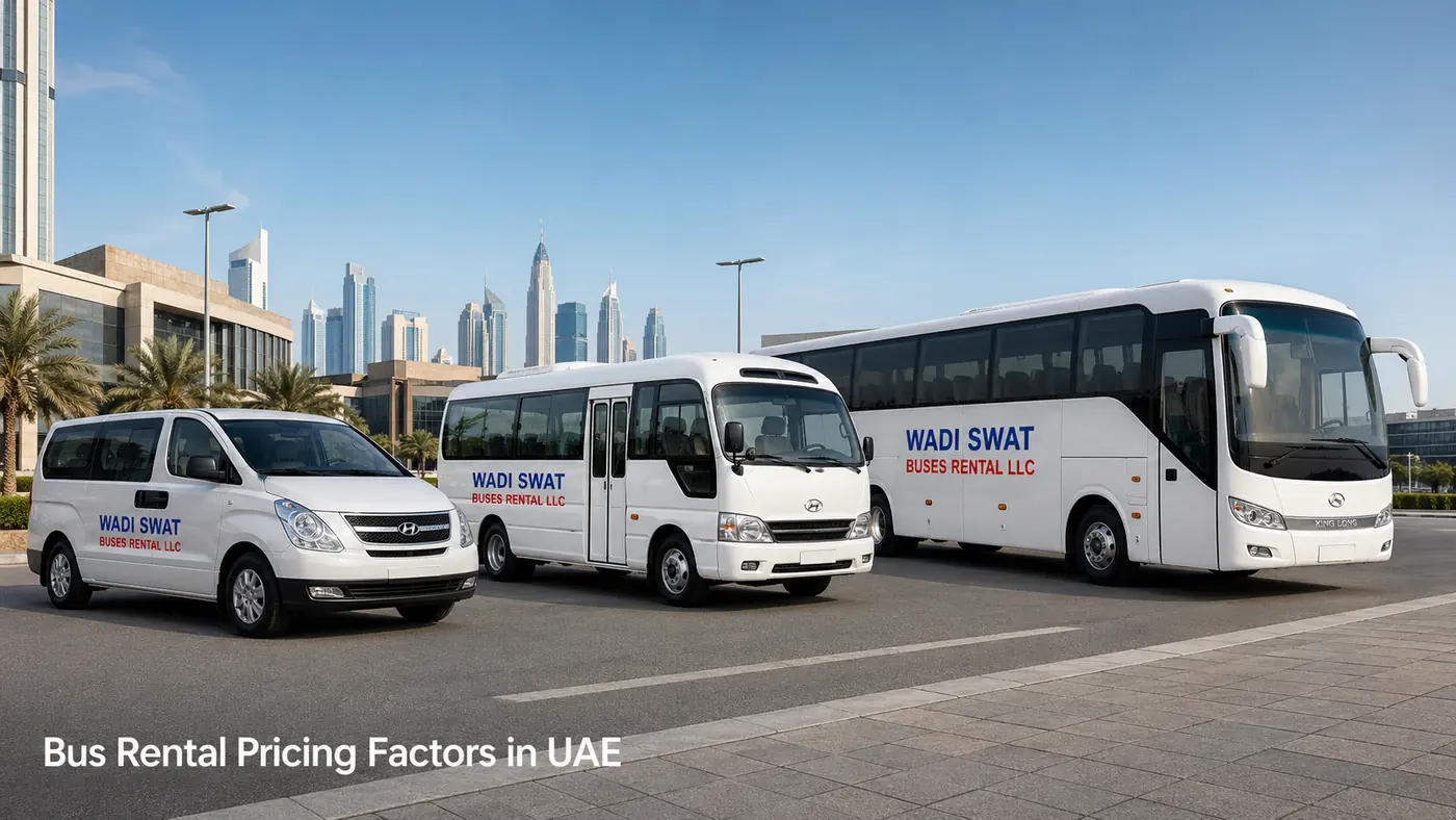 Airport transfer pricing blog hero image for UAE group arrival and luggage planning