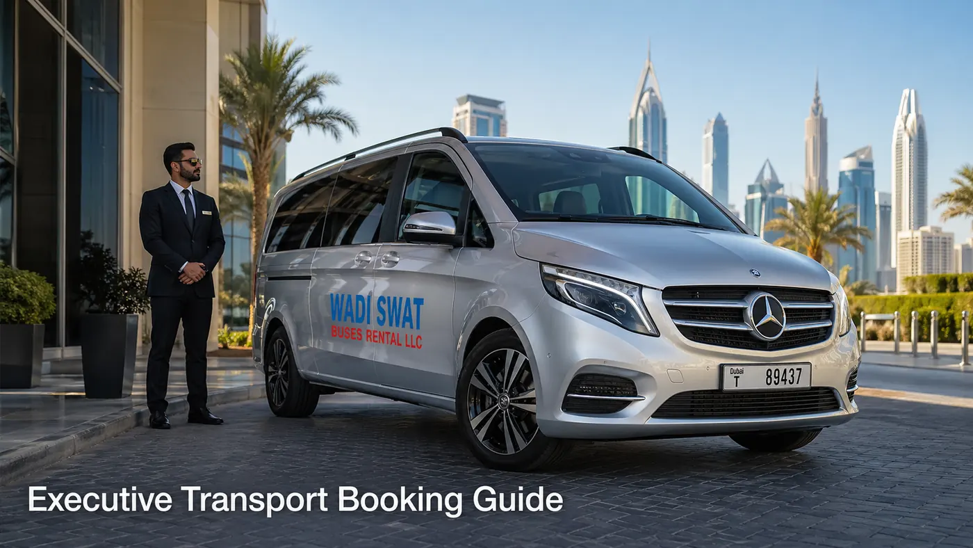 Mercedes V-Class VIP van for executive transport planning