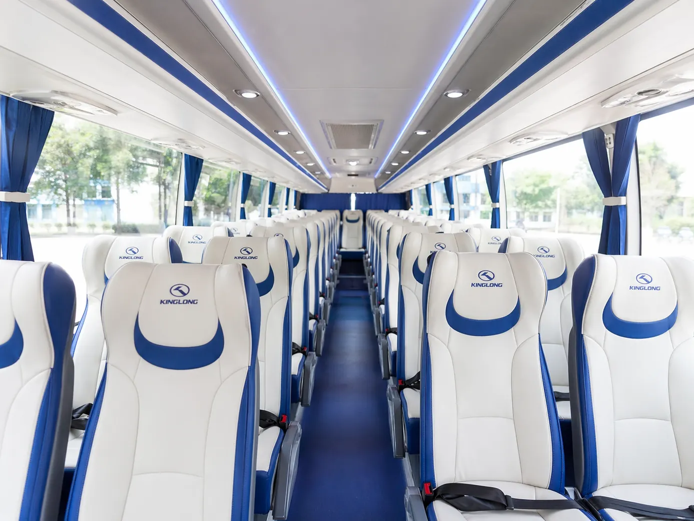 Kinglong 35 Seater Executive Bus interior seating view