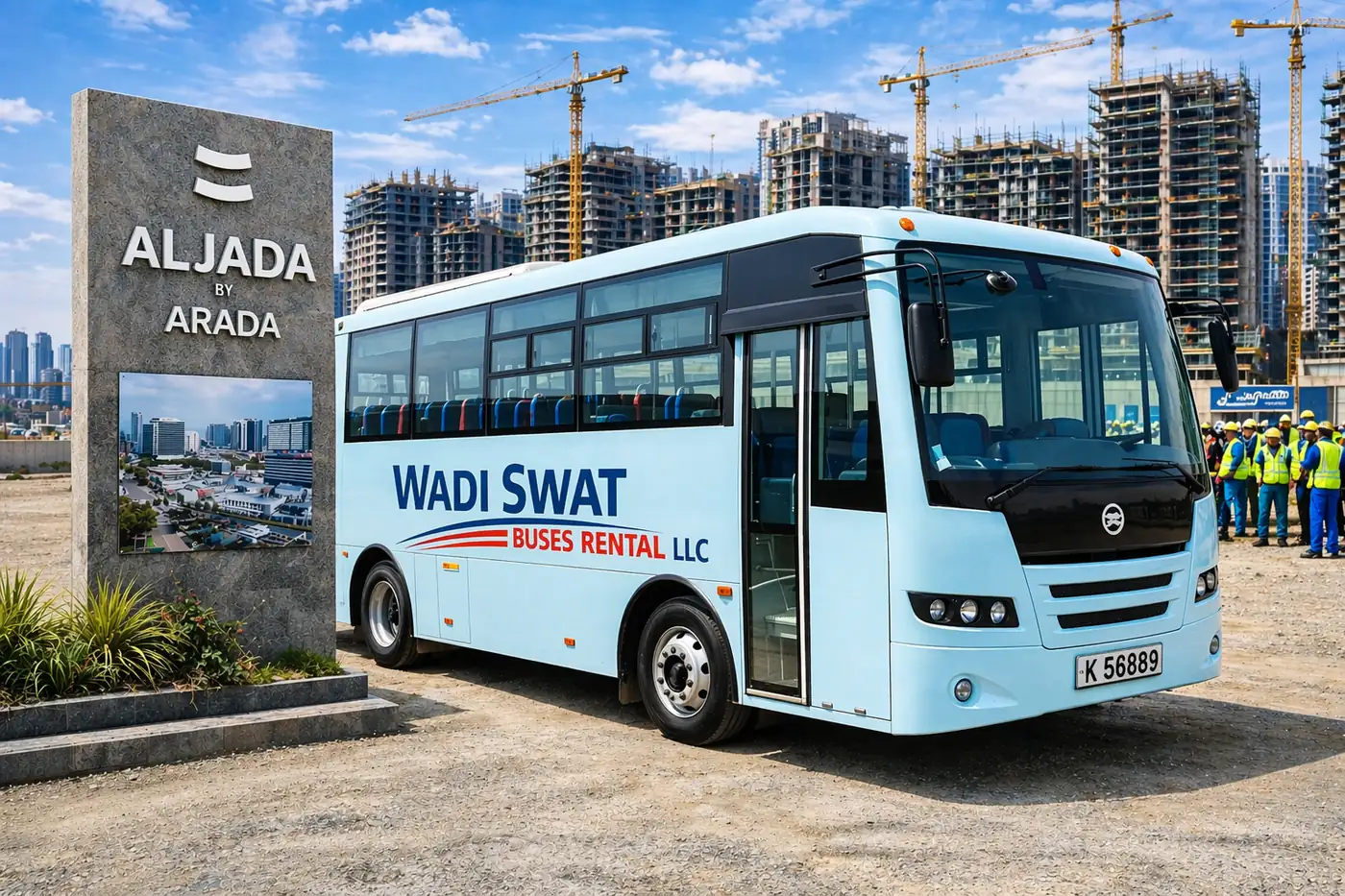 Ashok Leyland 50 Seater Labor Ac Bus