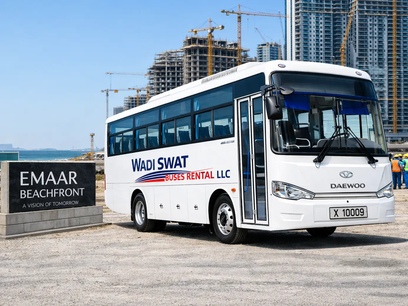 Daewoo 61 Seater Labor Ac Bus