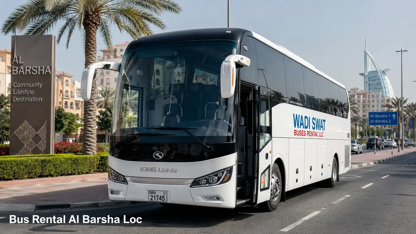 Al Barsha passenger van hero image for local and family group transport