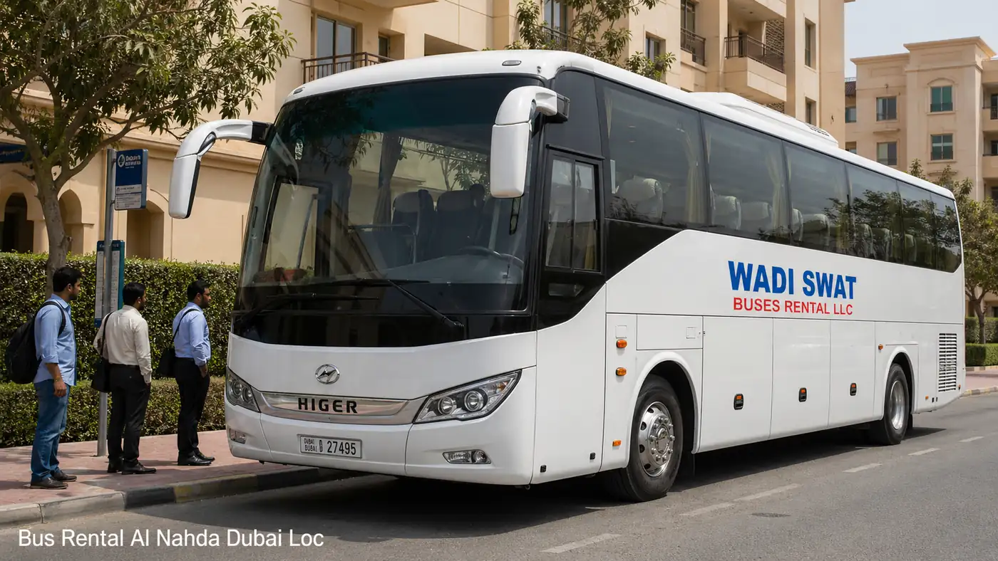 Al Nahda Dubai passenger van hero image for local and daily group transport