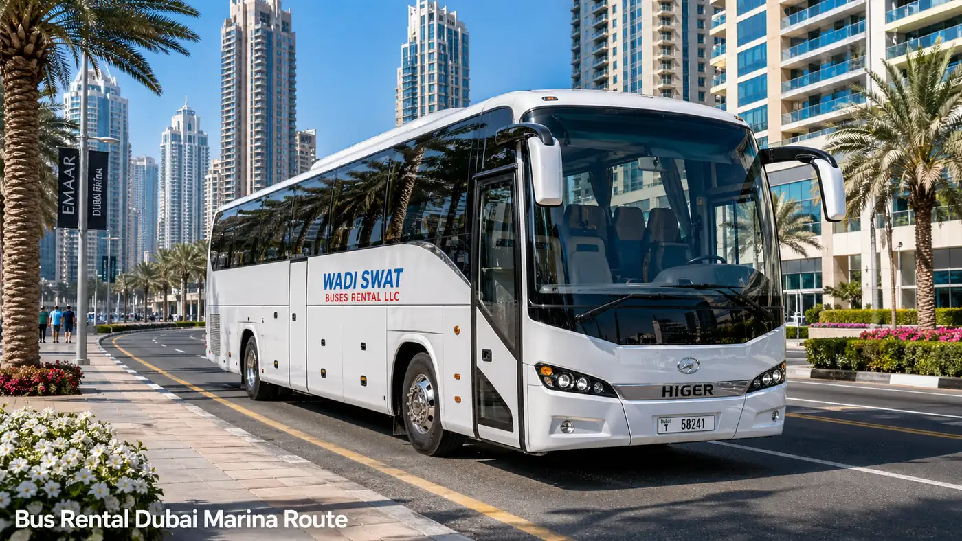 13 seater commuter van for Dubai Marina