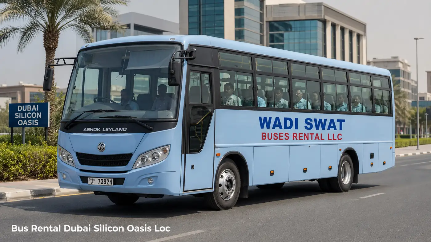 Dubai Silicon Oasis passenger van hero image for mixed-use local transport