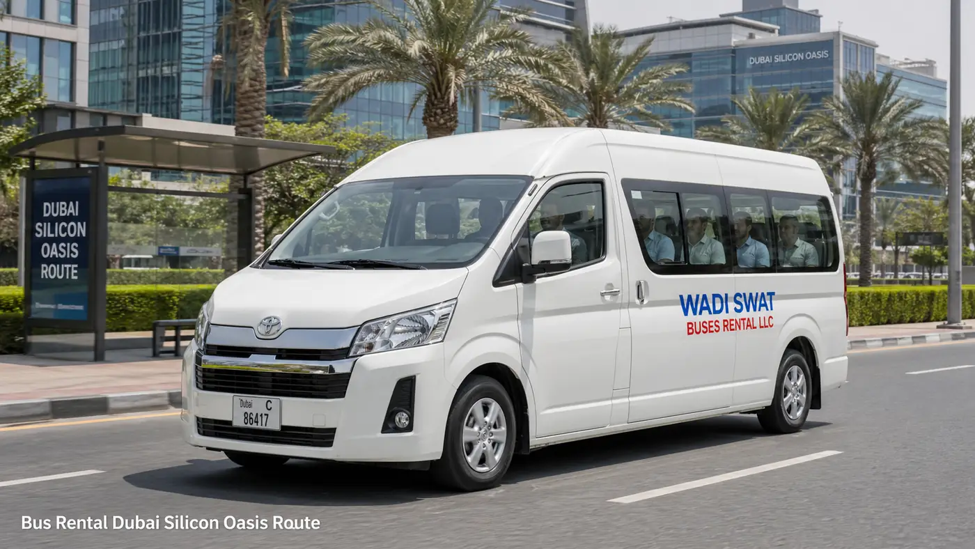 25 seater mini bus option for Dubai Silicon Oasis