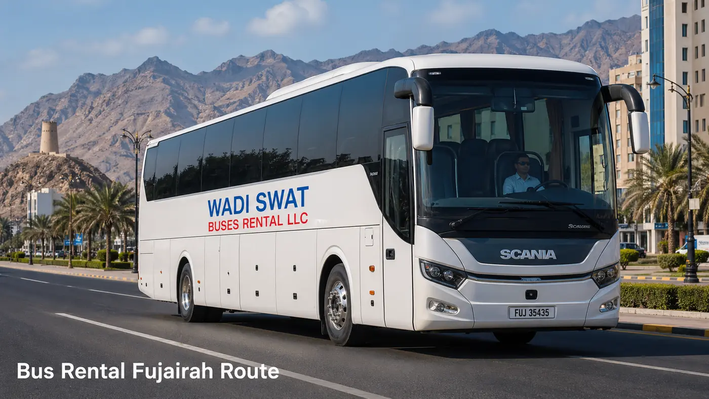 15 seater van option for Bus Rental Fujairah