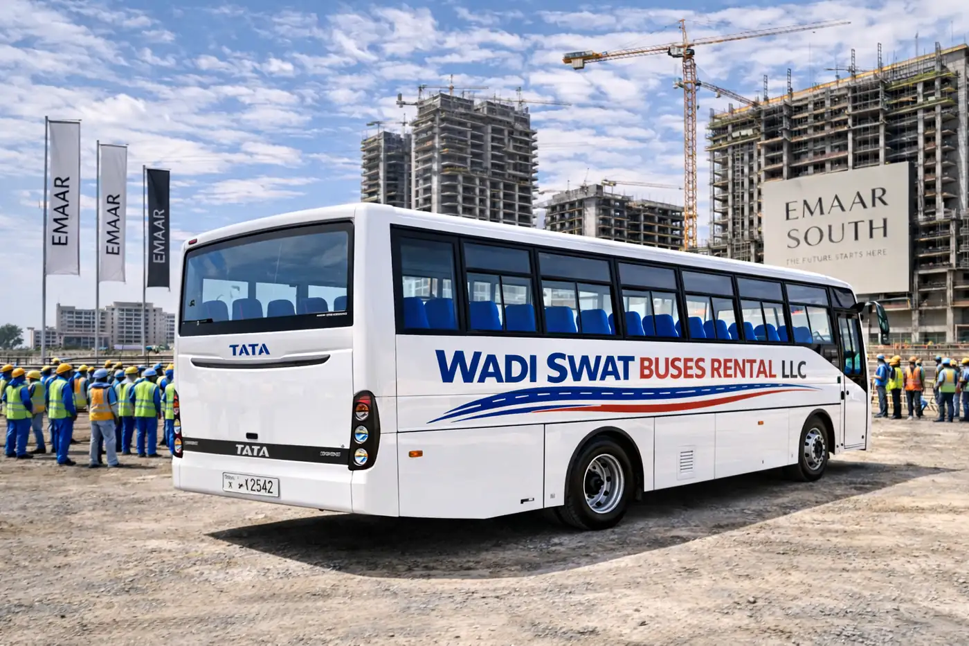 Tata 84 Seater Labor Non Ac Bus