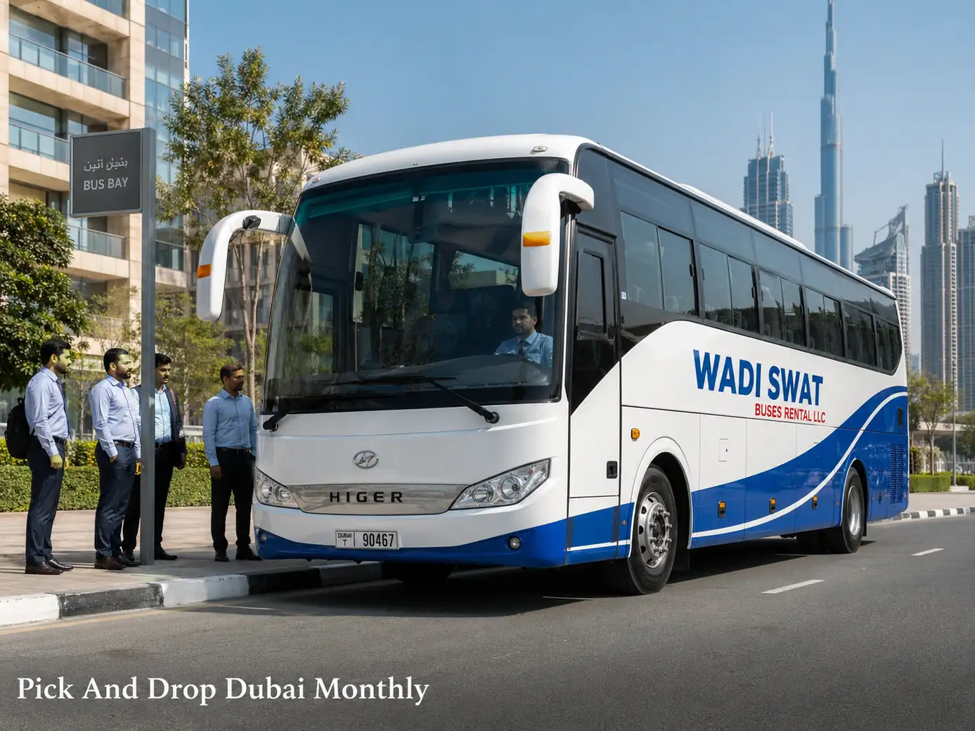 Monthly pick and drop service in Dubai with recurring staff shuttle support