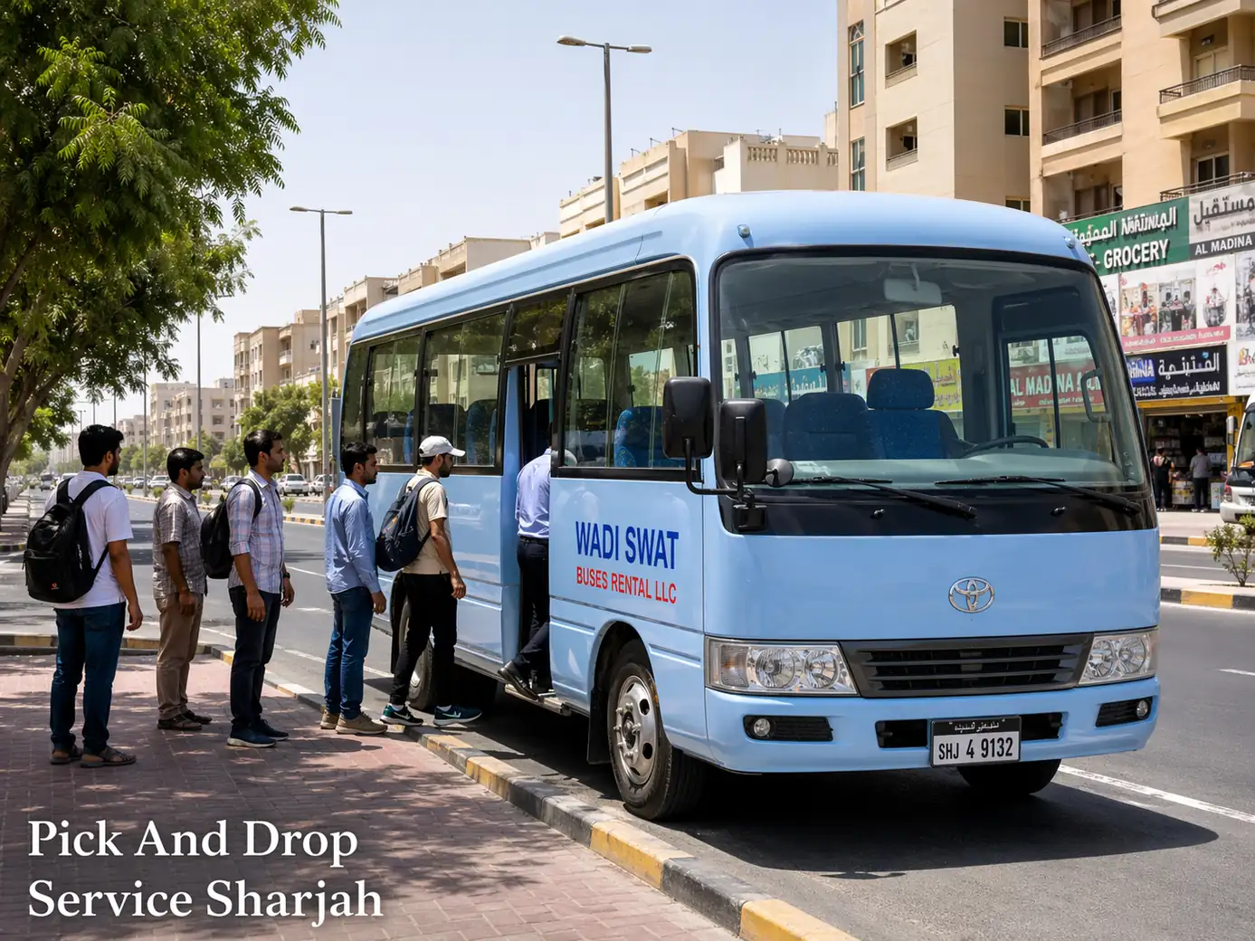 Pick and drop service in Sharjah with citywide commuter support