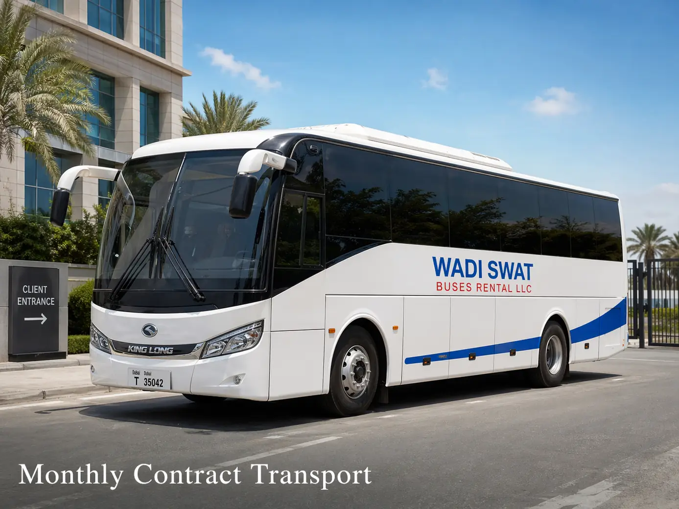 Monthly contract transport solutions for long-term business and staff movement
