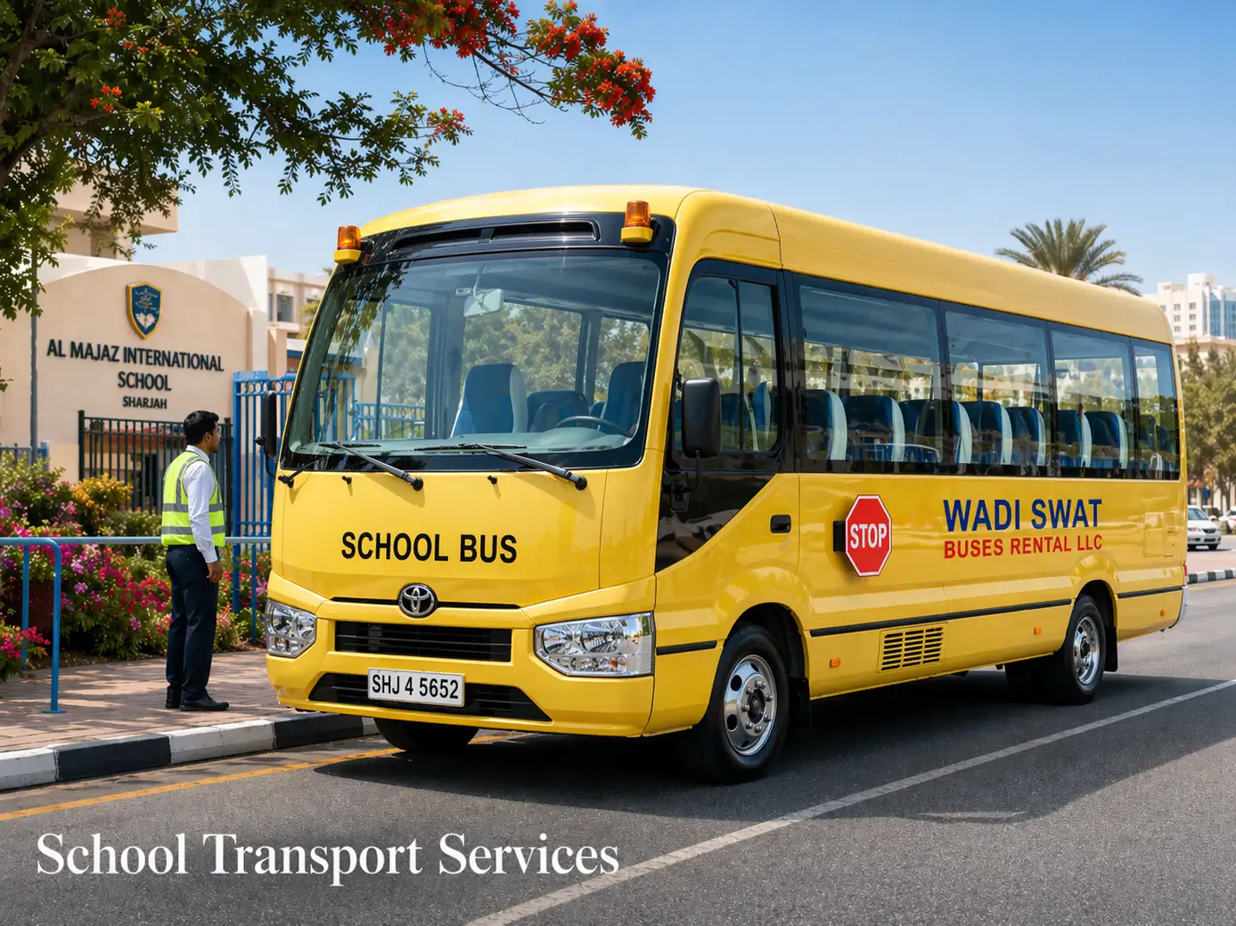 School transport services with safe and reliable school bus