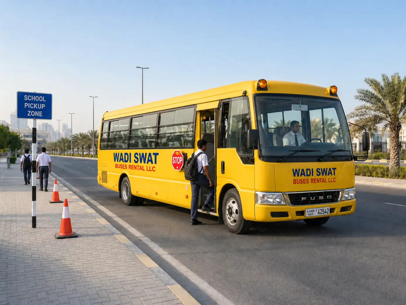 School transport route support for UAE education movement