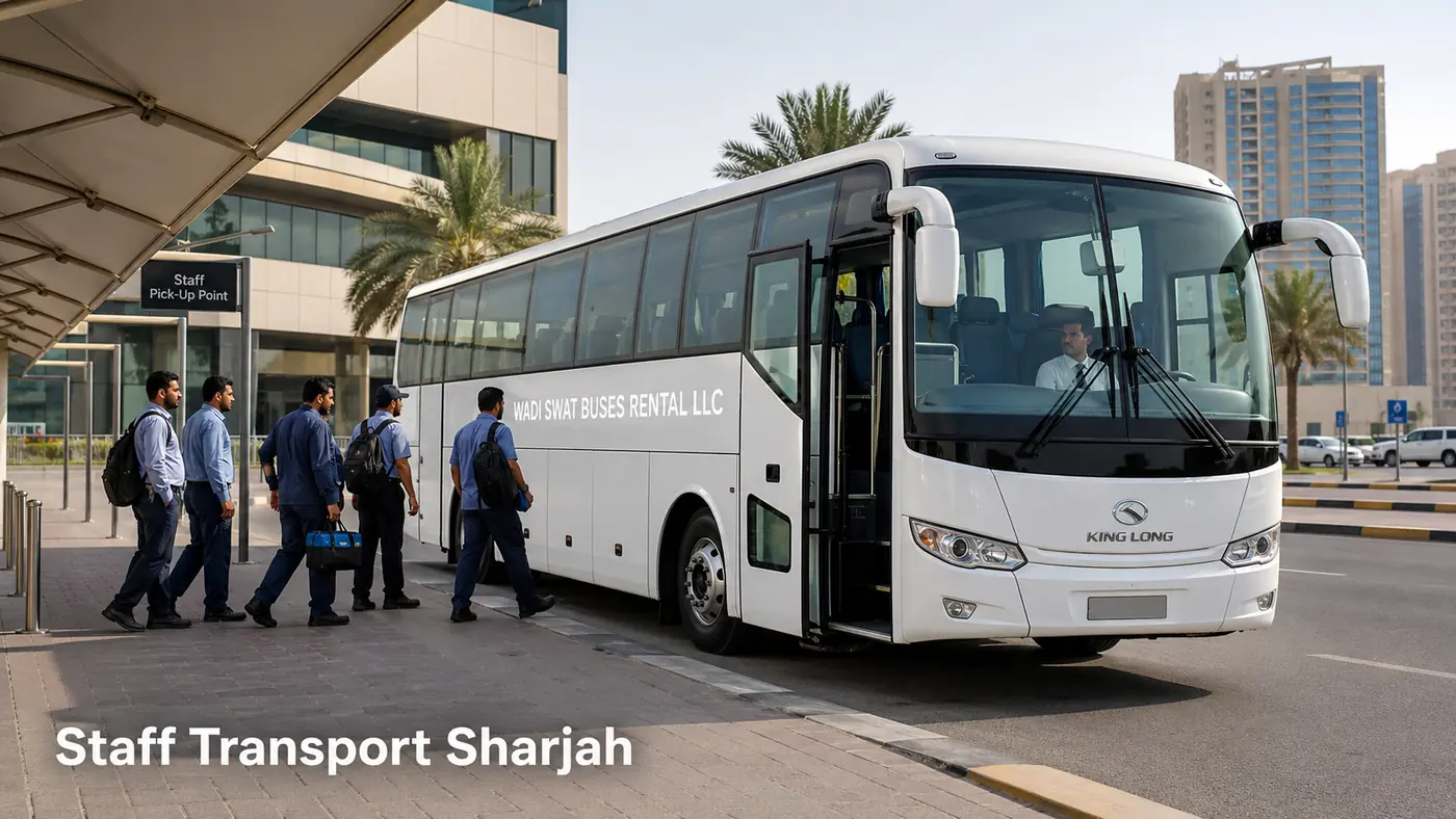 Sharjah transport coverage for staff shuttle and connected emirate movement
