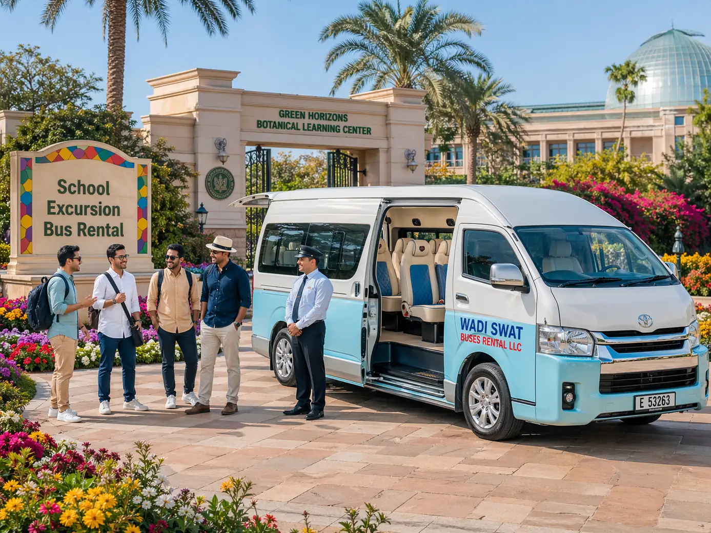 School excursion transport by Hiace van for small educational groups