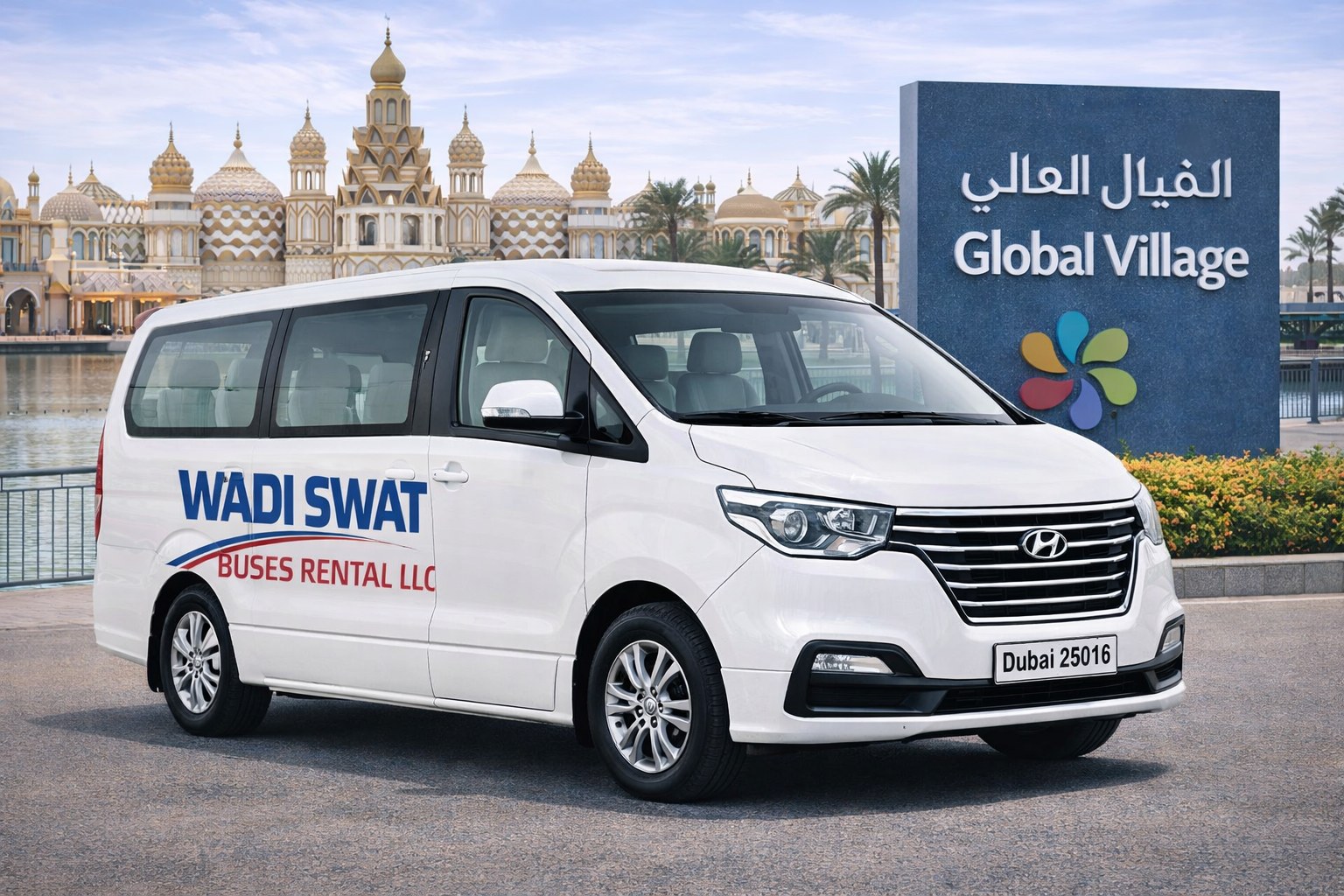 Hyundai H1 12 Seater Passenger Van front exterior view