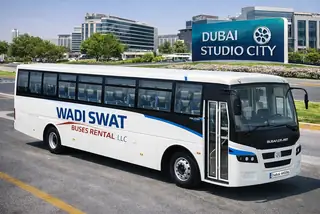 Ashok Leyland 71 Seater Staff Bus vehicle thumbnail for Swat Transport homepage carousel