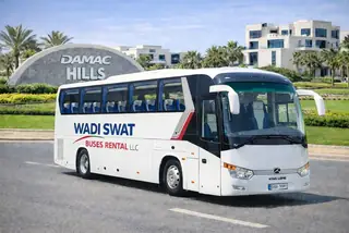 Kinglong 53 Seater Luxury Bus vehicle thumbnail for Swat Transport homepage carousel