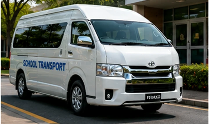 School Minibus shown for the Vehicle Selection Snapshot