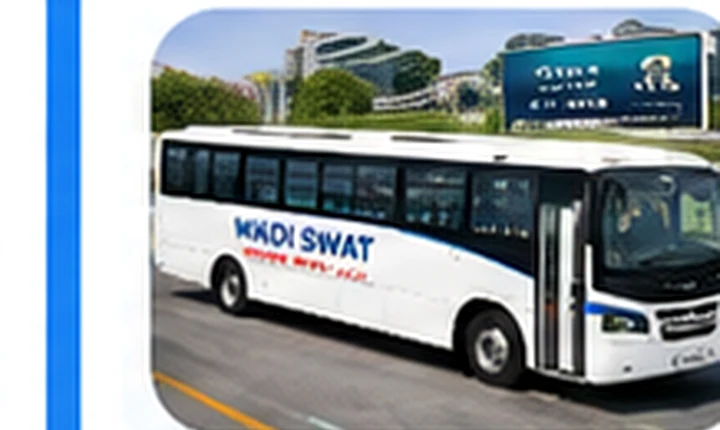 Ashok Leyland 71 Seater Workforce Bus shown for the Vehicle Selection Snapshot