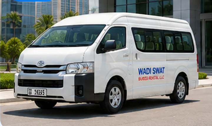 Toyota Hiace 13 Seater Commuter Van shown for the Vehicle Selection Snapshot