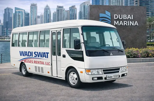Comfortable passenger transport vehicle for Staff Transport Abu Dhabi