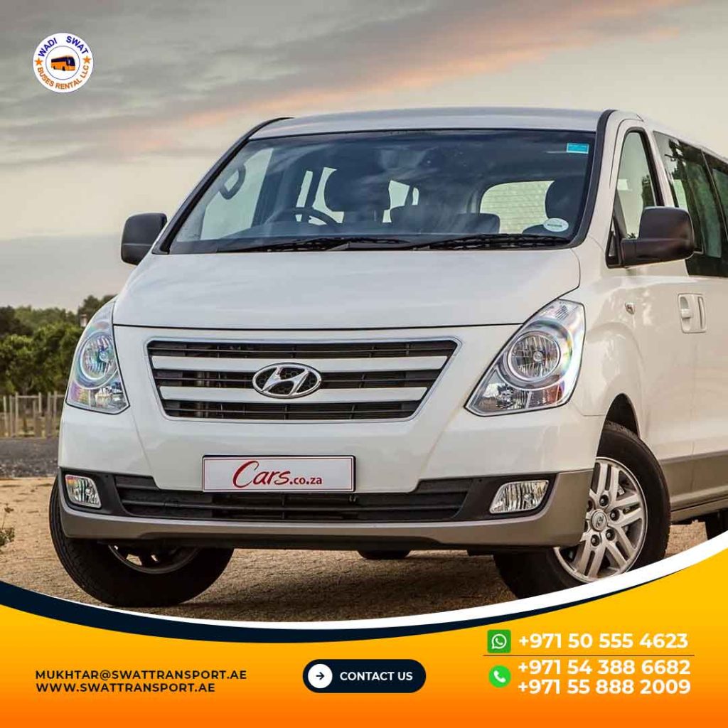 9 seater car rental Service in Dubai, Sharjah, Ajman and Abu Dhabi