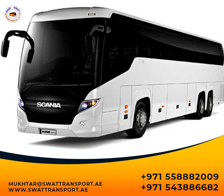 luxury bus rental Dubai, Ajman , Sharjah and Abu Dhabi