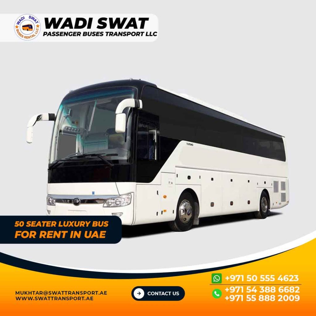 50 Seater Bus Rental Dubai with driver