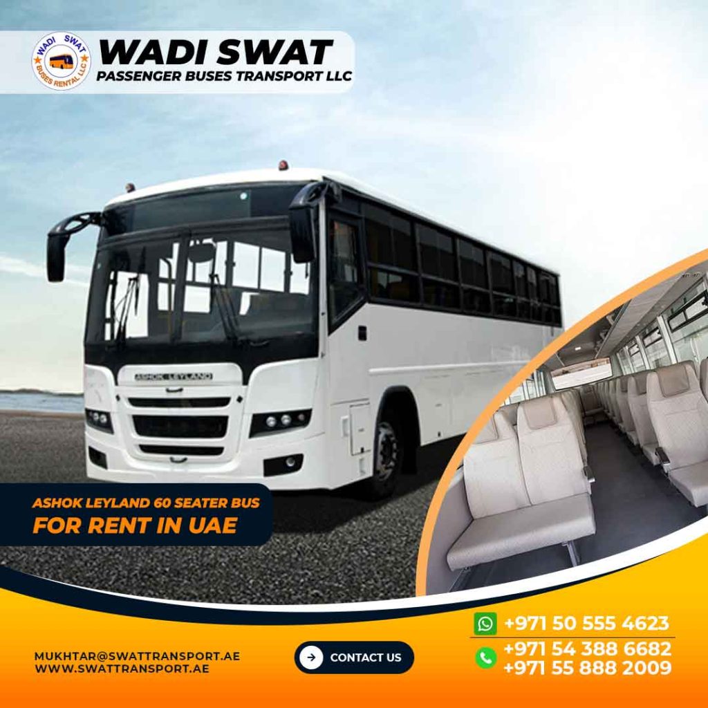 60 Seater Bus Ashoke For rent in Dubai