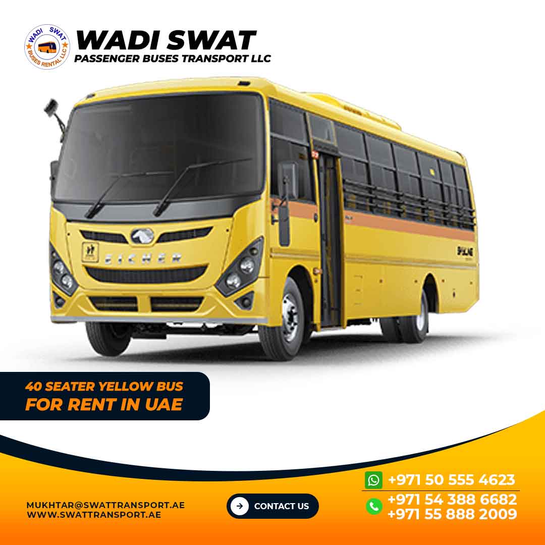 40 Seater bus for rent in Dubai, Ajman, Sharjah